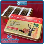 کپسول جینسینگ شاخ گوزن گلدلیگین حاوی عصاره شاخ گوزن، گانودرما و جینسینگ