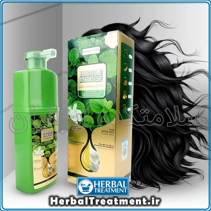 شامپو رنگ بابل موس اورجینال BUBBLE MOUSSE (ضمانت اصالت کالا)