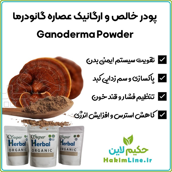 پودر قارچ گانودرما (ریشی ژاپنی) پودر قارچ گانودرما (ریشی ژاپنی)