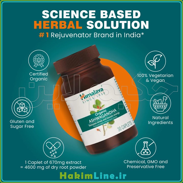 خواص و مزایای کپسول ارگانیک آشوگاندا هیمالیا